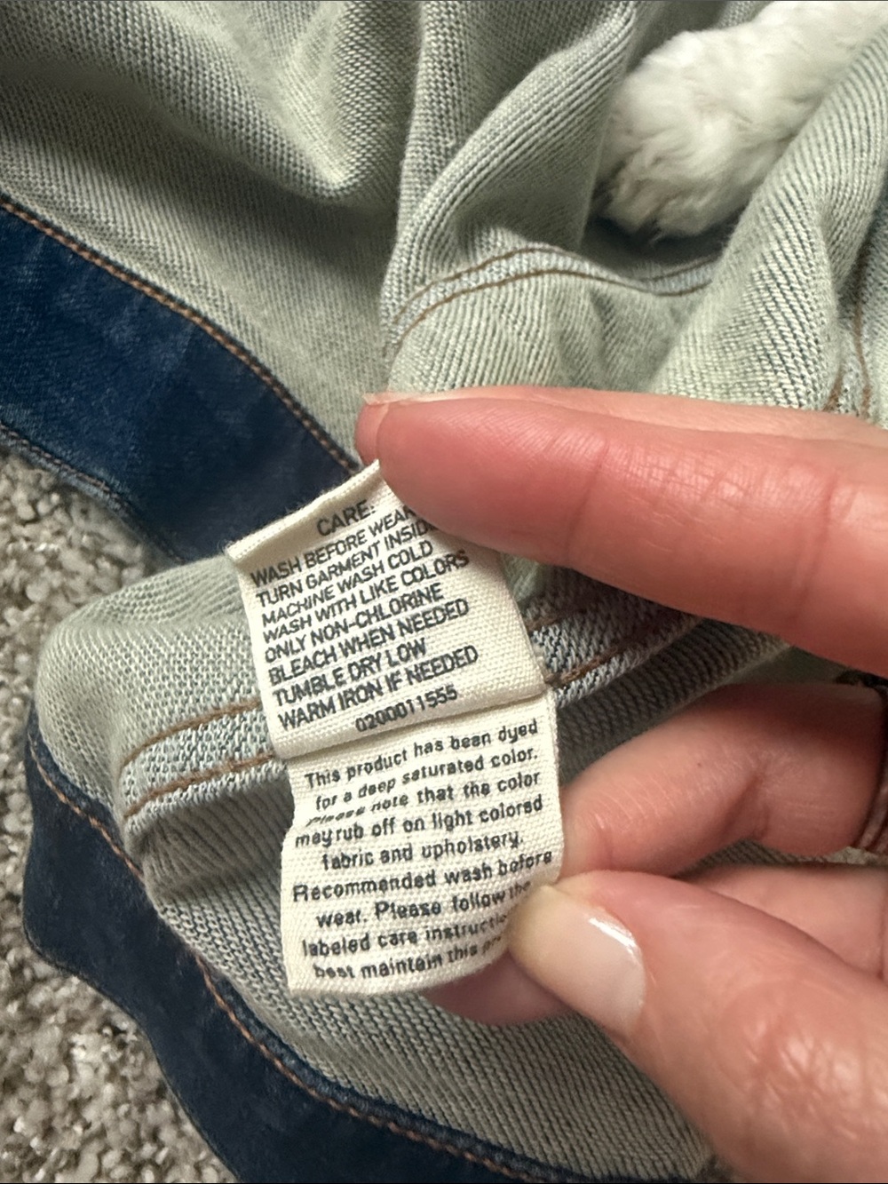 Ralph Lauren Dark Blue Denim Trucker Jacket Medium for Kids? - Picture 8 of 9